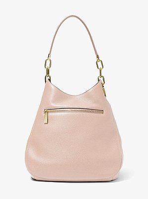 Lillie Large Pebbled Leather Shoulder Bag