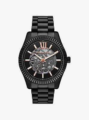 Oversized Lexington Black-Tone Watch