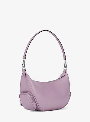 Sac &agrave; &eacute;paule convertible Merritt de taille moyenne en cuir grain&eacute;