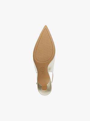 Zapato de tac&oacute;n Amali metalizado