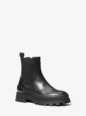 Rowan Leather and Logo Chelsea Boot