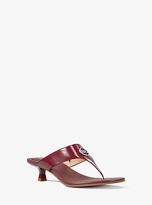 Anneka Patent Thong Sandal