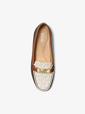 Camila Logo Moccasin