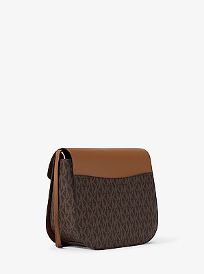 Saddle bag a tracolla Emilia piccola con logo