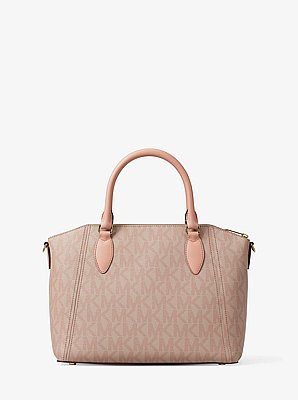 Sienna Medium SIgnature Logo Satchel