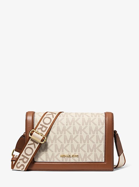 Jet Set Large Signature Logo Crossbody Bag