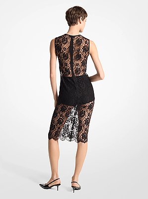 Floral Lace Sheath Dress