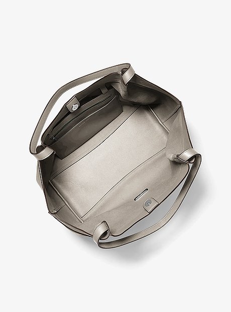 Bolso tote Nolita grande de piel granulada