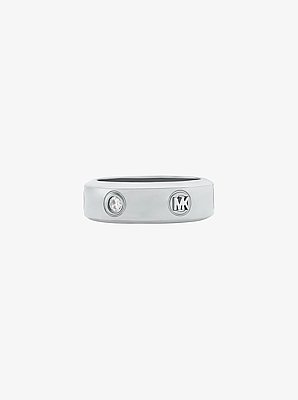 Pav&eacute; Logo Ring