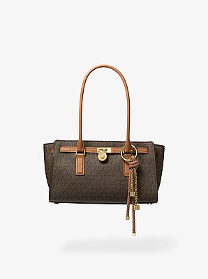 Henkeltasche Hamilton Moderne Small mit Signature-Logomuster