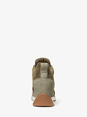 Nikko S2 Perforated Suede Wedge Trainer