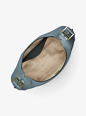 Nolita Large Nubuck Hobo Shoulder Bag