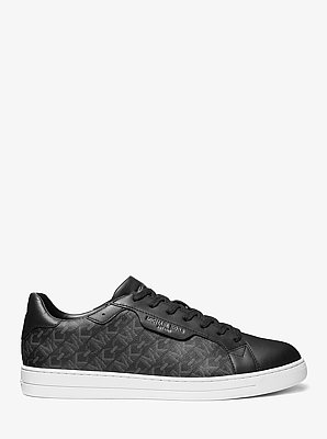 Espadrille Keating en cuir &agrave; motif de serpent et &agrave; logo signature Empire