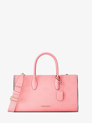 Mirella Medium Logo Debossed Satchel