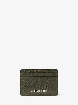 Pebbled Leather Card Case