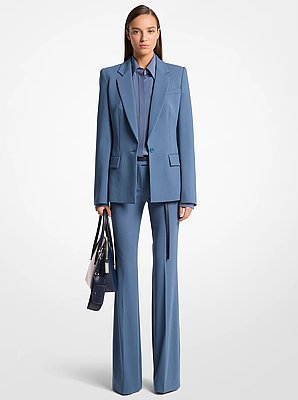 Tyler Stretch Wool Crepe Blazer