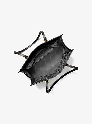 Mala tote com log&oacute;tipo estampado Zadie m&eacute;dia