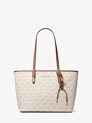 Jet Set Signature Logo Tote Bag With Bag Charm