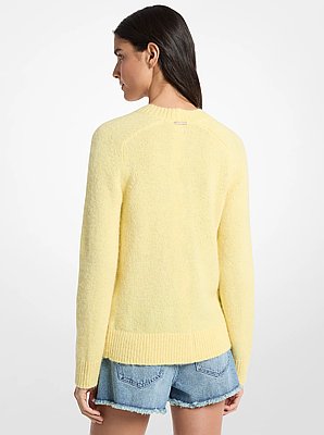 Nylon and Alpaca Blend Sweater