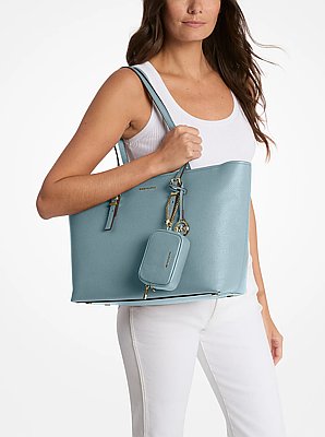 Quinn Large Pebbled Leather Tote Bag