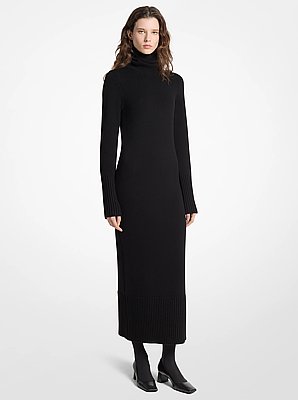 Wool Turtleneck Dress