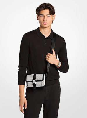 Hudson Signature Logo Crossbody Bag
