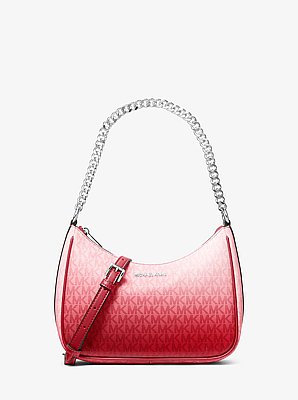 Grande pochette Jet Set ombr&eacute;e &agrave; logo Signature