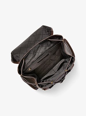 Hudson Burnished Leather Backpack
