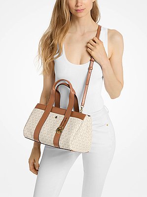 Foster Small Signature Logo Satchel