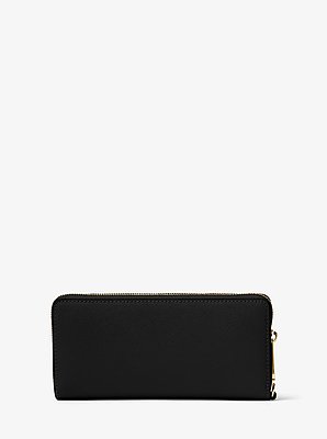 Leather Continental Wristlet