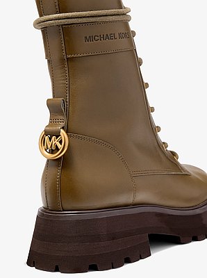 Caleb Leather Combat Boot