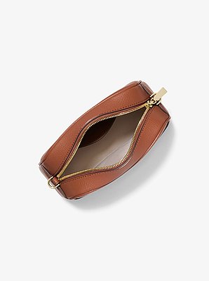 Jet Set Small Leather Camera Crossbody Bag