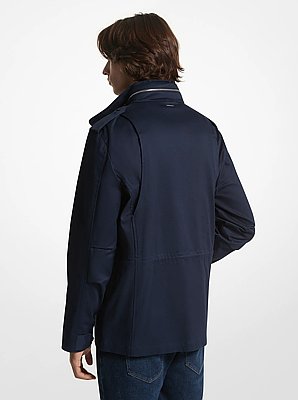 Veste militaire en coton biologique extensible
