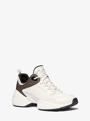Sneaker Bowie in mesh con stampa logo