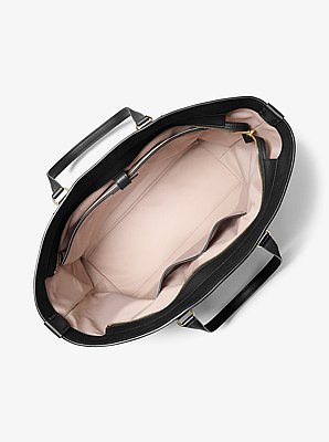 Shopper Jet Set Travel Extra-Large aus Leder mit Logopr&auml;gung