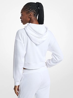 Hoodie en tricot c&ocirc;tel&eacute;