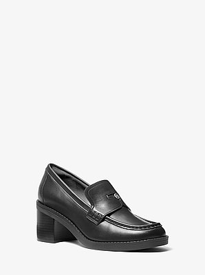 Jennings Leather Loafer Pump