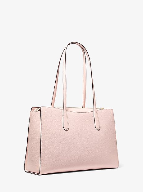 Arden Medium Pebbled Leather Tote Bag