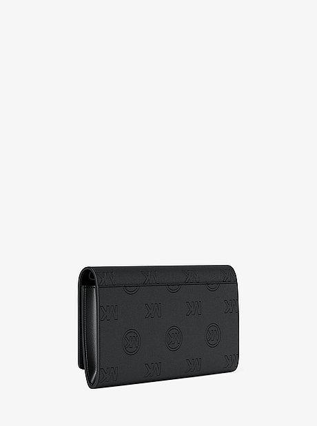 Carson Large Logo Debossed Wallet
