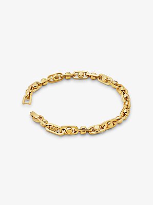 Astor Precious Metal-Plated Brass Link Bracelet