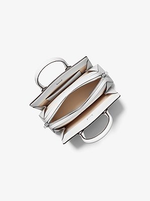 Henkeltasche Laila Small aus Leder mit Nietenbesatz