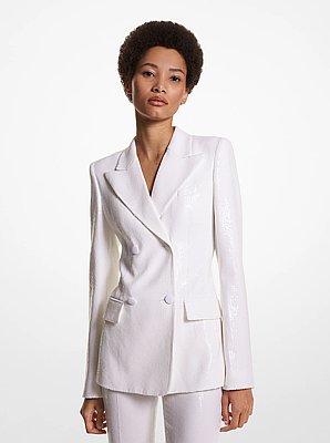 Sequin Embroidered Blazer
