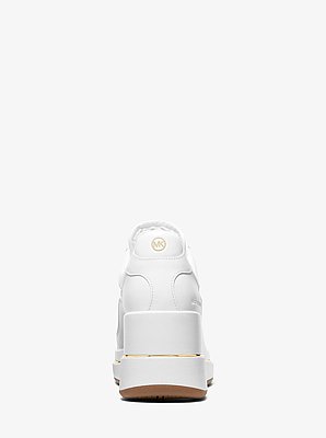 Emmy Leather and Mesh Wedge Trainer