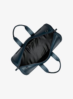 Bolso de viaje Cooper de piel granulada con logotipo exclusivo