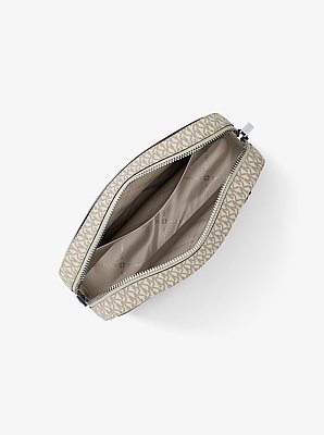 Jet Set Large Signature Logo Crossbody Bag