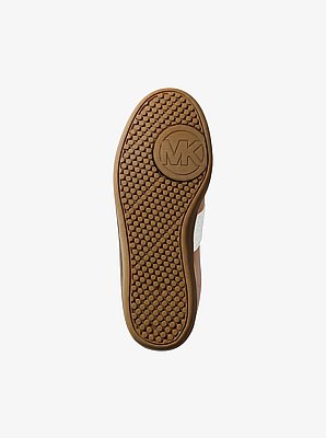 Jovie Leather and Signature Logo Sneaker