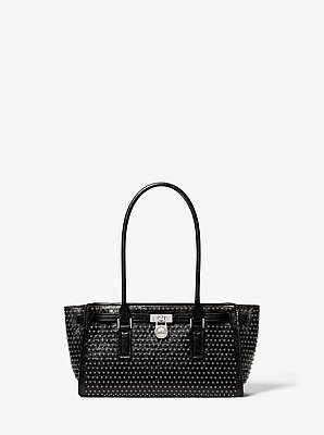 Hamilton Moderne Small Grommeted Leather Satchel