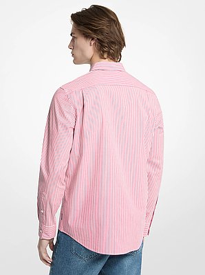 Striped Stretch Cotton Shirt