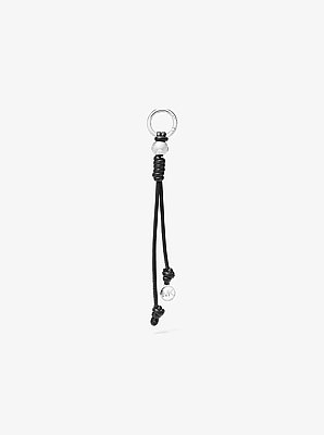 Breloque pour sac en corde nou&eacute;e