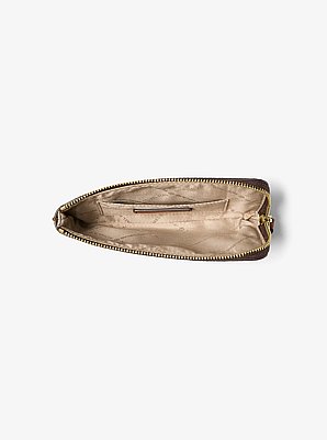 Jet Set Travel Small Signature Logo Wristlet